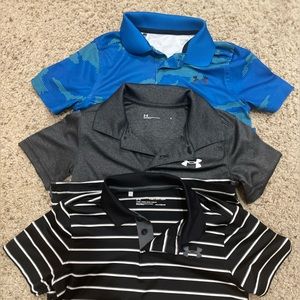 Boys Under Armour Polo Lot